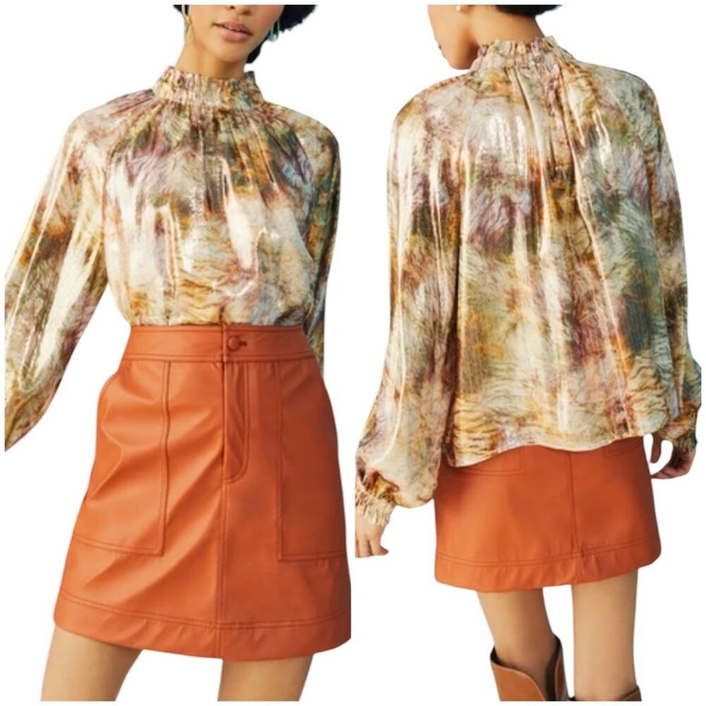 Marie Oliver June Blouse in Earth Dye